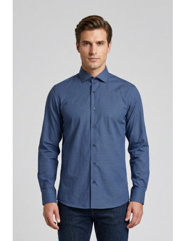 Vipa Camiceria camicia in cotone a pois Guana [cebe6abd]