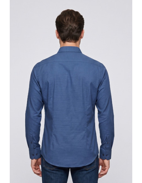 Vipa Camiceria camicia in cotone a pois Guana [179829b0]