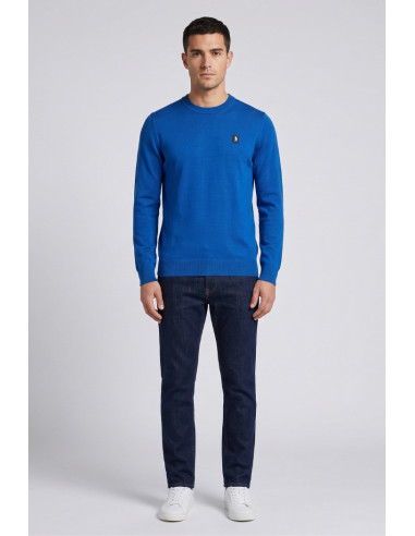 Refrigue maglia girocollo con logo patch R4059M261 [0e5f306b]