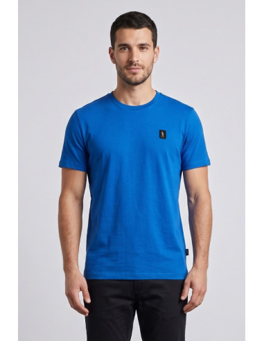 Refrigue t-shirt in jersey con logo patch R4529M261 [49d6969d]