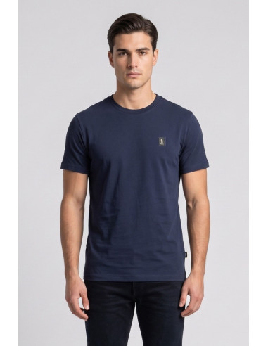 Refrigue t-shirt in jersey con logo patch R4529M261 [4547b8e4]