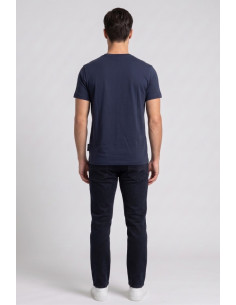 Refrigue t-shirt in jersey con logo patch R4529M261 [4547b8e4] 2