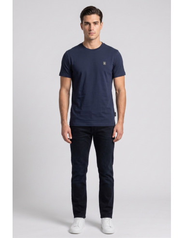 Refrigue t-shirt in jersey con logo patch R4529M261 [2b7c3aed]