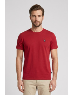 Refrigue t-shirt in jersey con logo patch R4529M261 [ccb2d1e6]