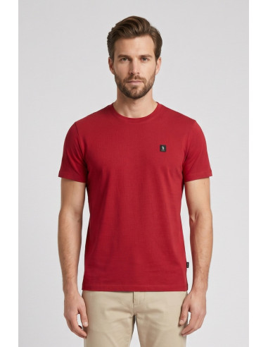 Refrigue t-shirt in jersey con logo patch R4529M261 [ccb2d1e6]