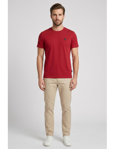 Refrigue t-shirt in jersey con logo patch R4529M261 [a28953ef]