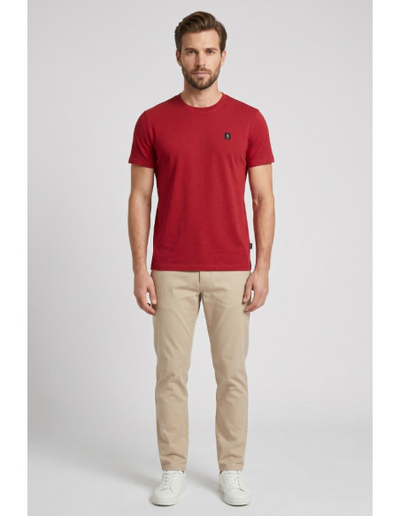 Refrigue t-shirt in jersey con logo patch R4529M261 [a28953ef]