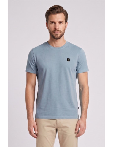 Refrigue t-shirt in jersey con logo patch R4529M261 [4d15c837]