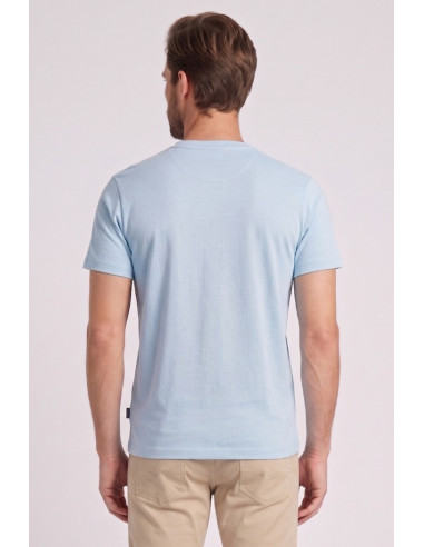 Refrigue t-shirt in jersey con logo patch R4529M261 [94338b3a]