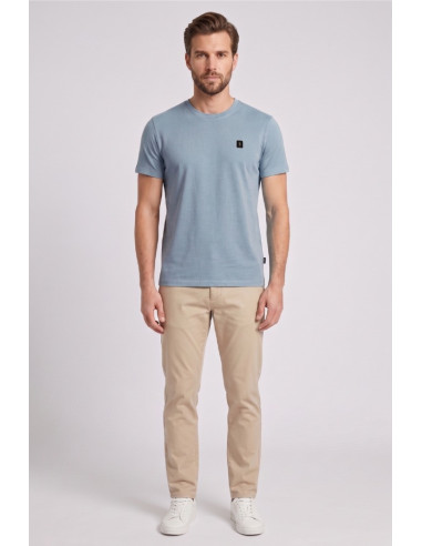 Refrigue t-shirt in jersey con logo patch R4529M261 [232e4a3e]