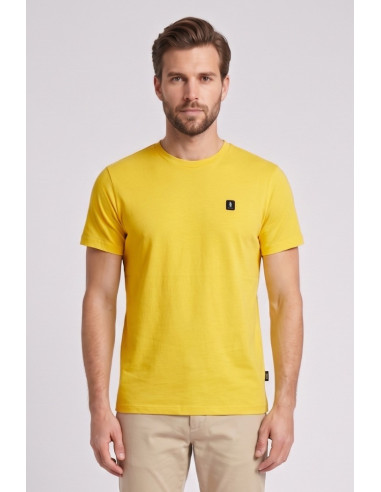 Refrigue t-shirt in jersey con logo patch R4529M261 [6c8f9a42]