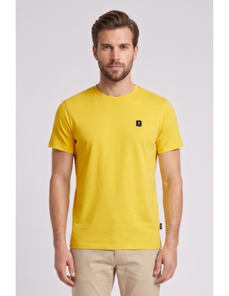 Refrigue t-shirt in jersey con logo patch R4529M261 [6c8f9a42]