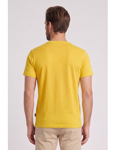 Refrigue t-shirt in jersey con logo patch R4529M261 [b5a9d94f]