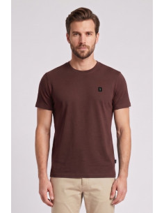 Refrigue t-shirt in jersey con logo patch R4529M261 [875baf09]