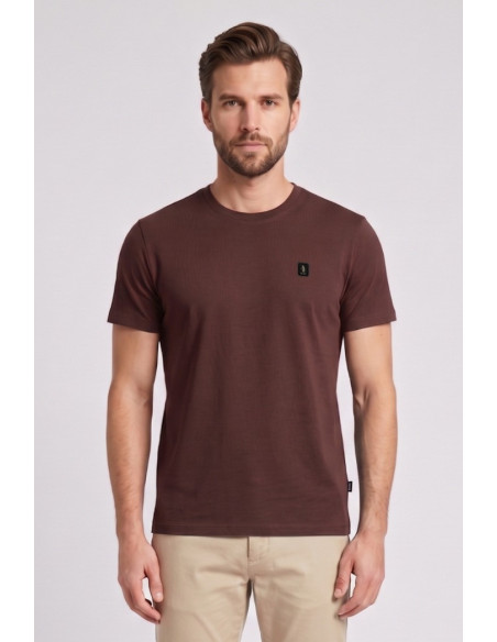 Refrigue t-shirt in jersey con logo patch R4529M261 [875baf09]