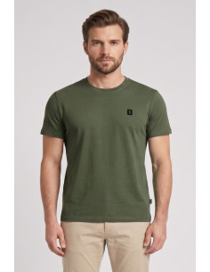 Refrigue t-shirt in jersey con logo patch R4529M261 [bf3f6a07]
