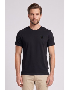 Refrigue t-shirt in jersey con logo patch R4529M261 [f55bba6e]