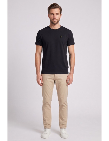 Refrigue t-shirt in jersey con logo patch R4529M261 [9b603867]