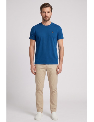 Refrigue t-shirt in jersey con logo patch R4529M261 [f65884ee]