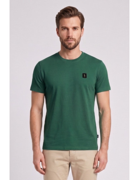 Refrigue t-shirt in jersey con logo patch R4529M261 [5cee4460]