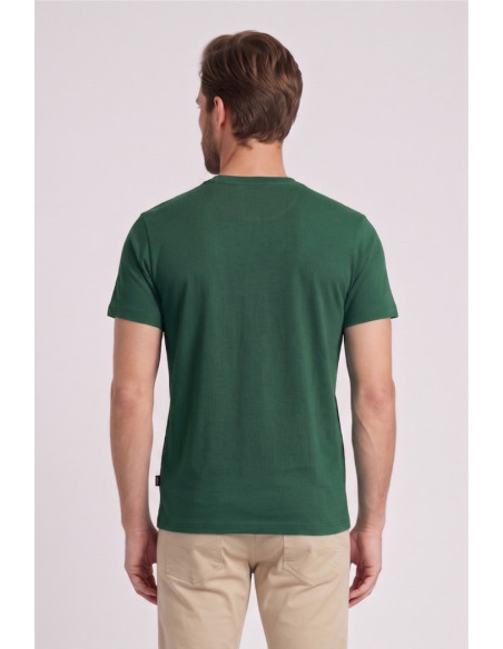 Refrigue t-shirt in jersey con logo patch R4529M261 [85c8076d]