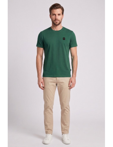 Refrigue t-shirt in jersey con logo patch R4529M261 [32d5c669]