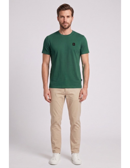 Refrigue t-shirt in jersey con logo patch R4529M261 [32d5c669]