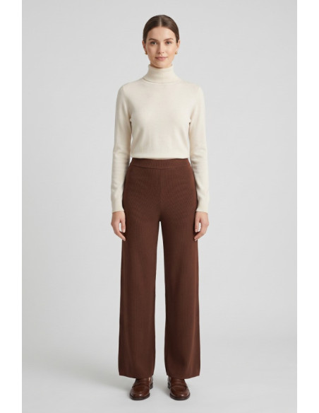 Sheis pantalone in maglia misto viscosa DS6000 [e15a856b]