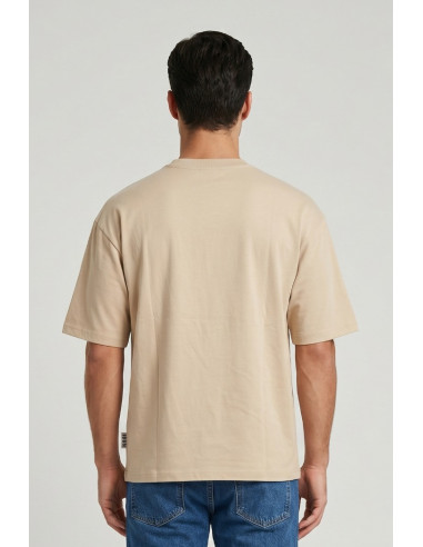 Icon t-shirt in cotone con logo in rilievo IUT036 [0297e20c]