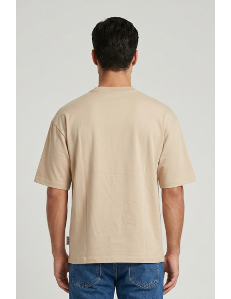 Icon t-shirt in cotone con logo in rilievo IUT036 [0297e20c]