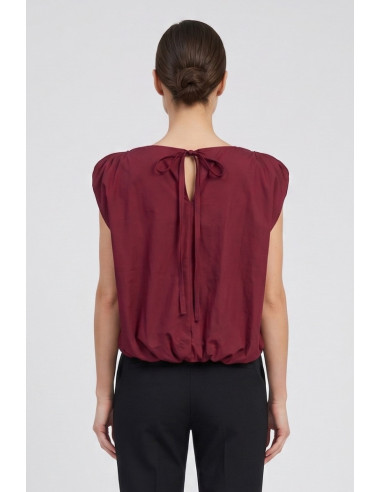 Maidoma blusa in cotone con dettaglio fiore pe26f183/ma8441 [d89ca139]