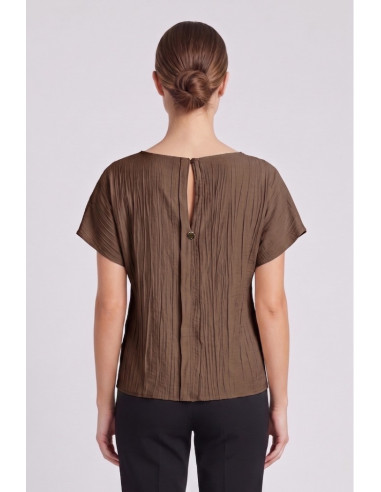 Maidoma blusa in viscosa stretch con dettaglio piume pe26f183/ma8449 [1db8f41c]