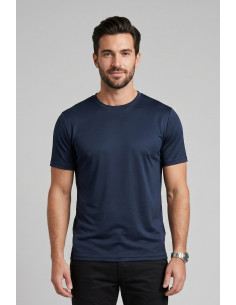 Moro t-shirt girocollo in misto cotone MEM600 [2d73f6c9]