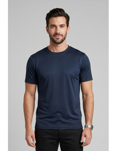 Moro t-shirt girocollo in misto cotone MEM600 [2d73f6c9]