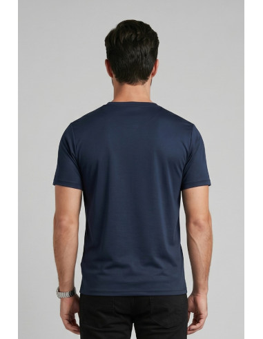 Moro t-shirt girocollo in misto cotone MEM600 [f455b5c4]
