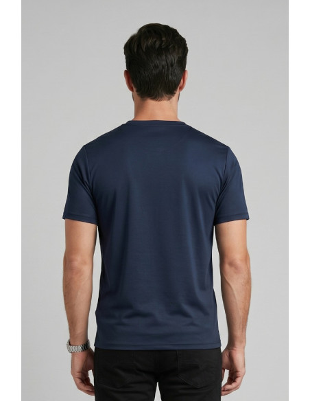 Moro t-shirt girocollo in misto cotone MEM600 [f455b5c4]