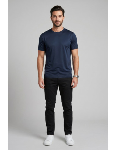 Moro t-shirt girocollo in misto cotone MEM600 [434874c0]