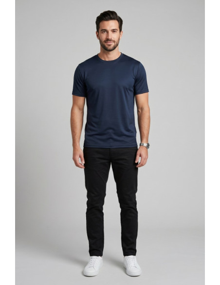 Moro t-shirt girocollo in misto cotone MEM600 [434874c0]