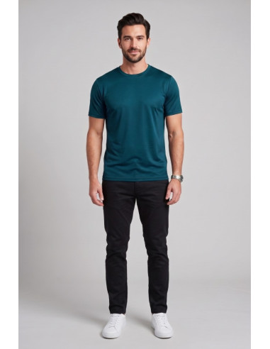 Moro t-shirt girocollo in misto cotone MEM600 [71e13598]