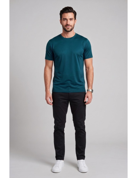 Moro t-shirt girocollo in misto cotone MEM600 [71e13598]