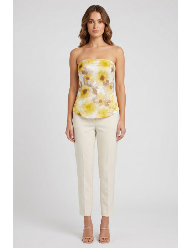 Fly Girl top in viscosa a fantasia 2698/01 [f8778cce]