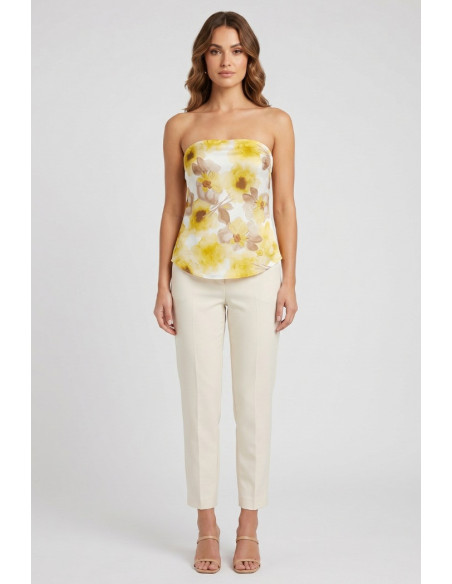 Fly Girl top in viscosa a fantasia 2698/01 [f8778cce]
