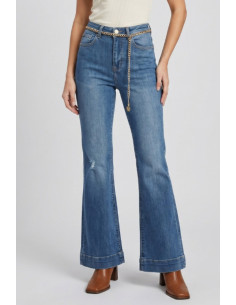 Markup jeans flare in denim di cotone stretch MW1650008 [2cc4a23d]