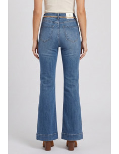 Markup jeans flare in denim di cotone stretch MW1650008 [2cc4a23d] 2