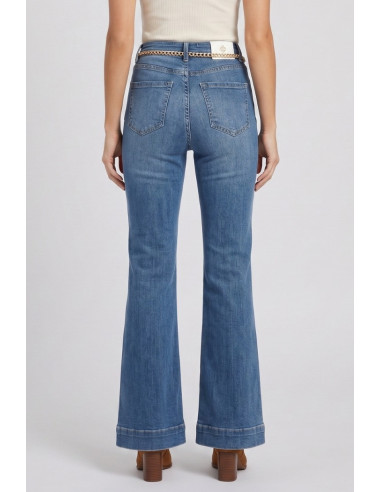 Markup jeans flare in denim di cotone stretch MW1650008 [f5e2e130]
