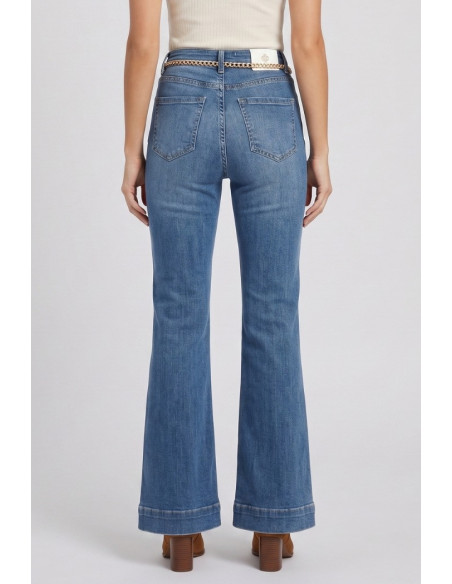 Markup jeans flare in denim di cotone stretch MW1650008 [f5e2e130]