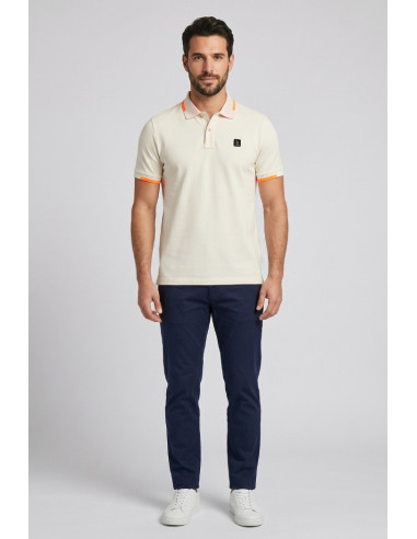 Refrigue polo in piquet di cotone stretch R5022M261 [79e50478]