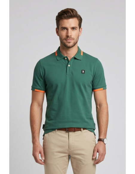 Refrigue polo in piquet di cotone stretch R5022M261 [9569c0f3]