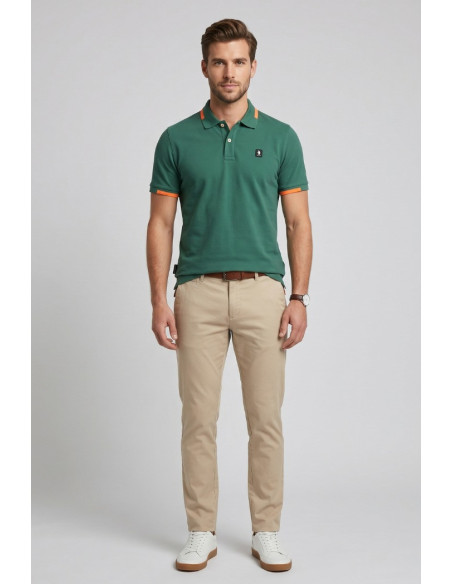Refrigue polo in piquet di cotone stretch R5022M261 [fb5242fa]