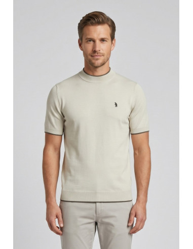 Refrigue maglia in filo di cotone con contrasti R4064M261 [abf419e8]